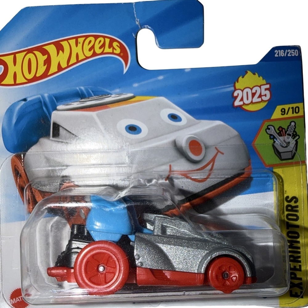 Hot Wheels Quick Chat 2025 Experimotors Silver Fisher-Price Telephone JBC13